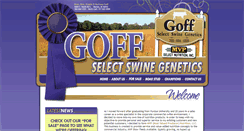 Desktop Screenshot of goffswinegenetics.com